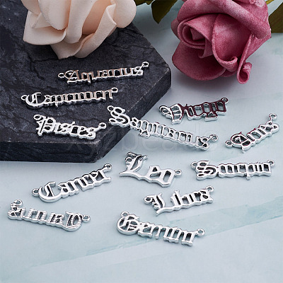 24Pcs 2 Sets Zinc Alloy Jewelry Pendant Accessories FIND-FW0001-09P-1