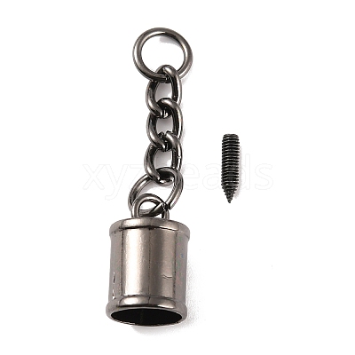 Zinc Alloy Cord Ends FIND-WH0120-45B-1