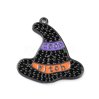 Rack Plating Brass Cubic Zirconia Pendants KK-D031-07B-01-1