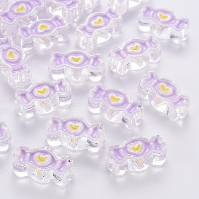 Transparent Acrylic Beads LS-MACR-S374-05A-01-1