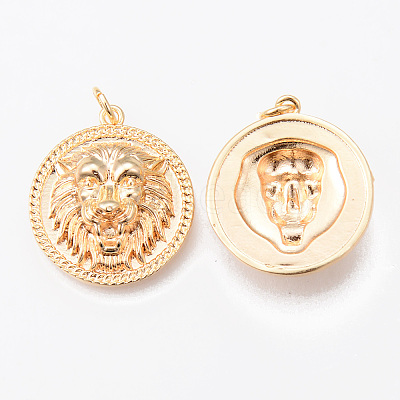 Brass Pendants X-KK-N232-187G-NF-1