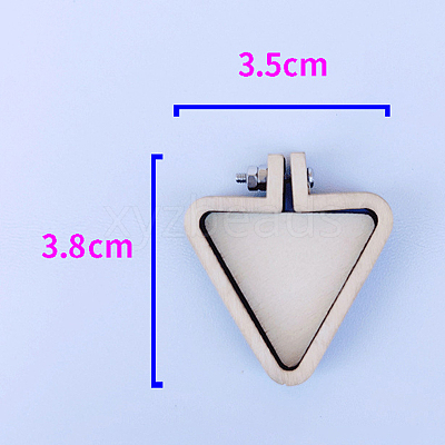 Mini Wooden Embroidery Hoops TOOL-PW0003-019A-03-1