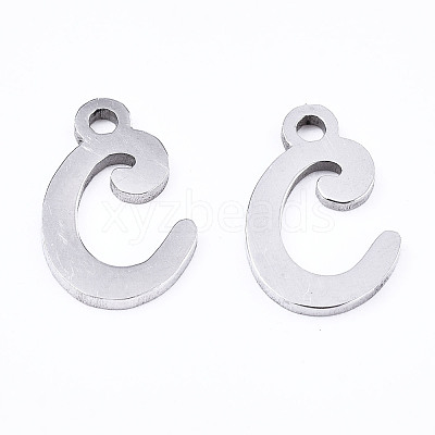 Non-Tarnish 201 Stainless Steel Charms X-STAS-T044-217P-C-1