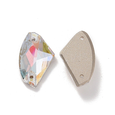 Axe Shape Sew on Rhinestone RGLA-C001-01C-001LA-1