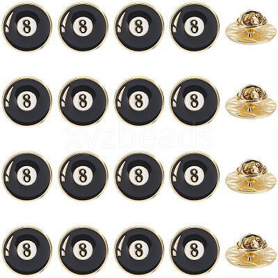 20Pcs Sport Enamel Pins JEWB-SC0001-62E-1