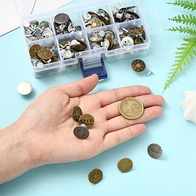 Iron Button Pins for Jeans BUTT-YW0001-01A-1