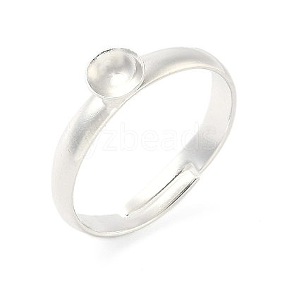 Adjustable Brass Pad Ring Setting KK-K414-01B-S-1