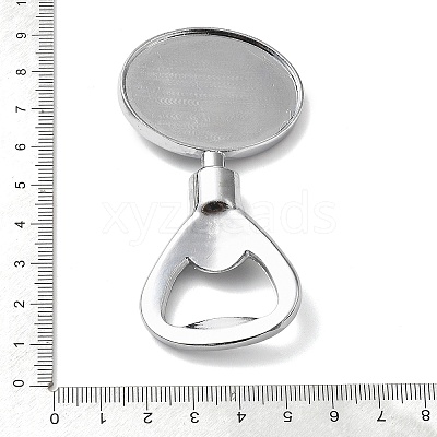 Zinc Alloy Bottle Opener Cabochon Component PALLOY-D312-01P-03-1