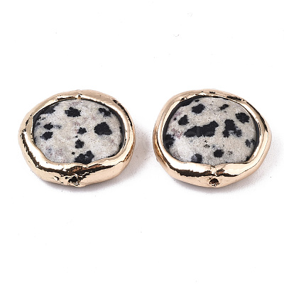 Natural Dalmatian Jasper Beads G-S359-112-1