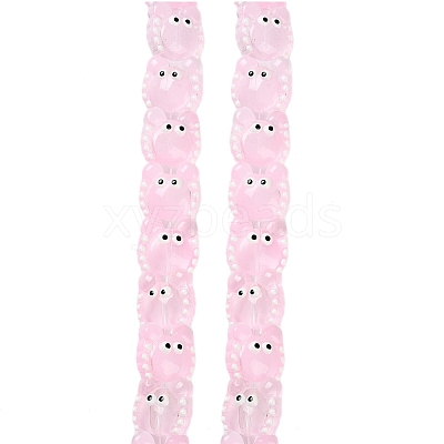 Transparent Glass Beads Strands LAMP-L078-010F-1