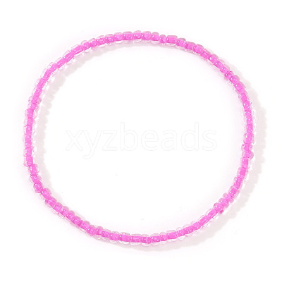 Glass Seed Beads Stretch Bracelets ZE8223-7-1