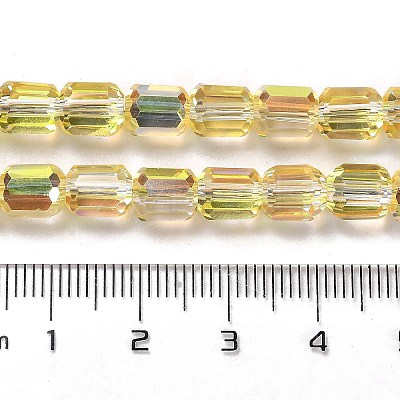 Electroplate Glass Beads X1-EGLA-D030-19G-1