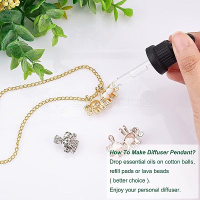 12Pcs 3 Colors Rack Plating Alloy Locket Pendants FIND-FH0004-77-1