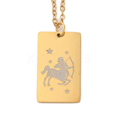 Golden 202 Stainless Steel Constellation Pendants Necklaces LS-NJEW-K380-02G-07-1