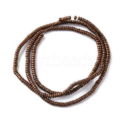 Electroplated Non-magnetic Hematite Beads Strands G-P571-A01-01C-1