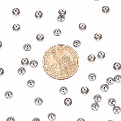Tarnish Resistant 304 Stainless Steel Bead Caps STAS-D040-1