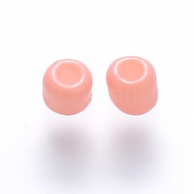 12/0 Baking Paint Glass Round Seed Beads SEED-S036-01A-17-1