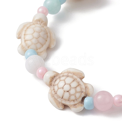 Ocean Theme Kids Bracelet BJEW-JB09949-02-1