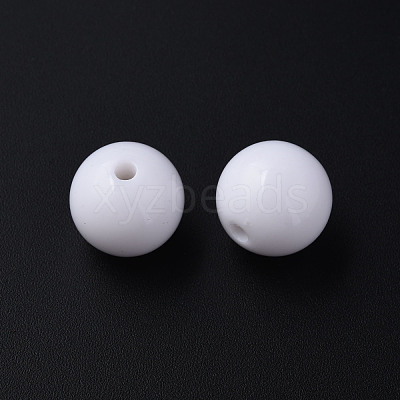 Opaque Acrylic Beads X-MACR-S370-C16mm-01-1