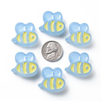 Transparent Acrylic Beads MACR-S374-06B-09-1