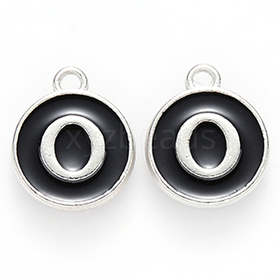 Platinum Plated Alloy Charms ENAM-S118-02O-P-1