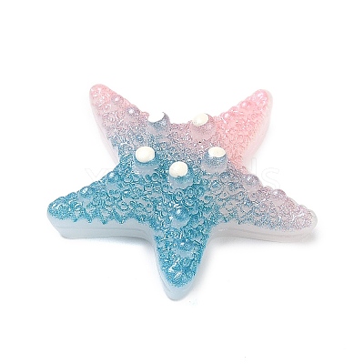 Gradient Color Opaque Resin Decoden Cabochons CRES-P036-01A-03-1