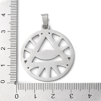 Non-Tarnish 201 Stainless Steel Pendants STAS-D041-13P-1
