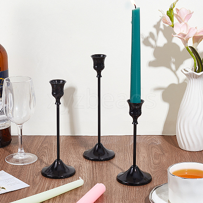 Aluminum Candle Holders AJEW-WH0678-23EB-1