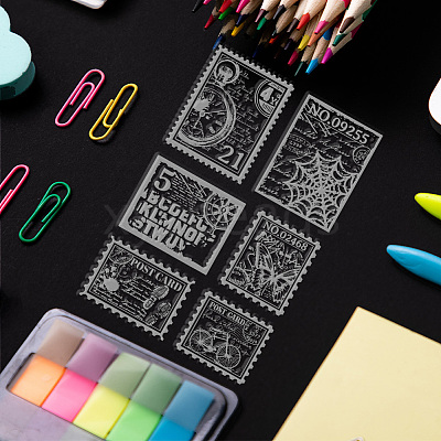 Custom PVC Plastic Clear Stamps DIY-WH0618-0120-1