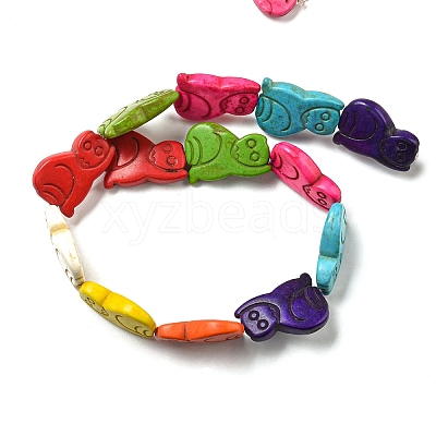 Synthetic Turquoise Beads Strands G-C151-02-1