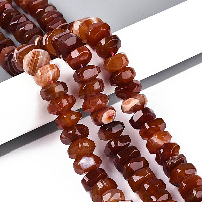 Natural Agate Beads Strands G-N356-01A-09-1