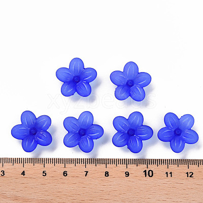 Frosted Acrylic Bead Caps MACR-S371-08A-751-1
