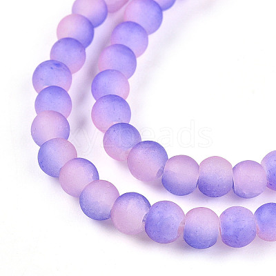 Crackle Glass Beads X1-GLAA-N009-4mm-08-1