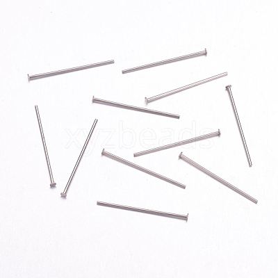 Tarnish Resistant 304 Stainless Steel Flat Head Pins X-STAS-F117-58P-1.8x25-1