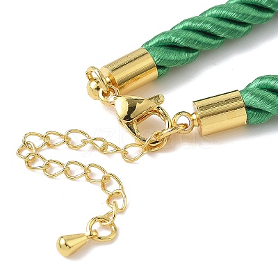 5MM Nylon Twisted Cord Necklace Making FIND-G096-01G-14-1