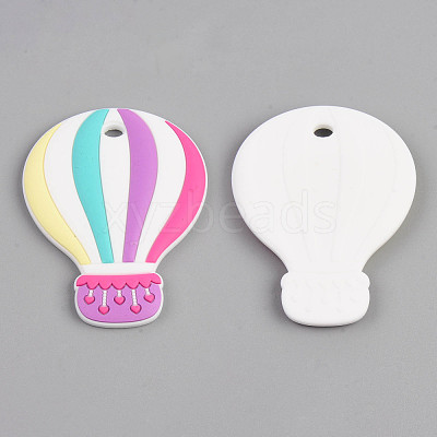 Food Grade Eco-Friendly Silicone Big Pendants SIL-N002-06A-1