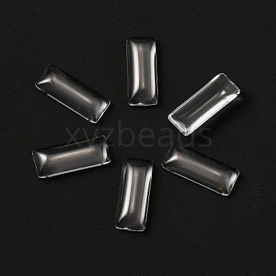 Transparent Glass Cabochons GLAA-SZC0001-02-1