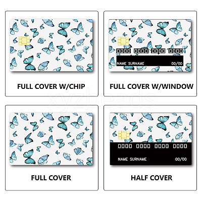 PVC Plastic Waterproof Card Stickers DIY-WH0432-001-1