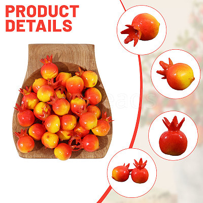 Mini Foam Imitation Pomegranates AJEW-WH0473-06-1