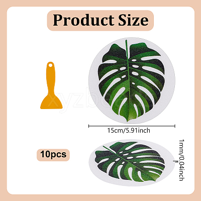 PEVA Bathtub Anti-slip Stickers AJEW-WH0709-071-1