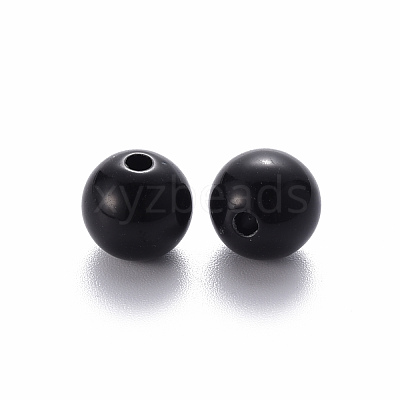 Opaque Acrylic Beads MACR-S370-C10mm-S002-1
