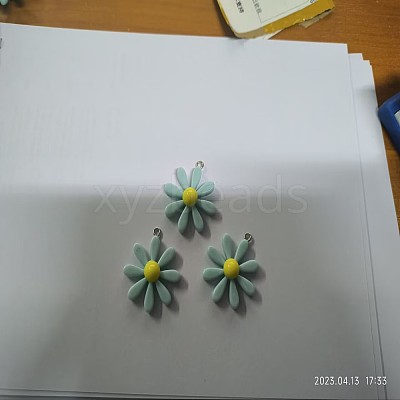 Resin Pendants RESI-TAC0002-12B-1