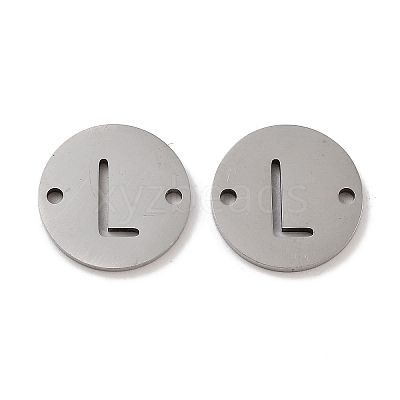Non-Tarnish 201 Stainless Steel Hollow Flat Round Links FIND-R149-03L-P-1