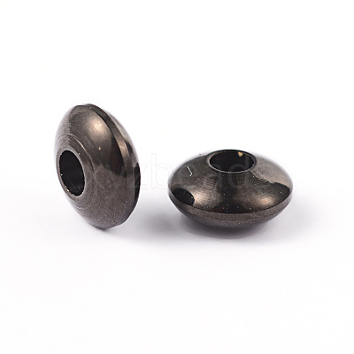 Rondelle Ion Plating(IP) 304 Stainless Steel Spacer Beads STAS-L176-06-1