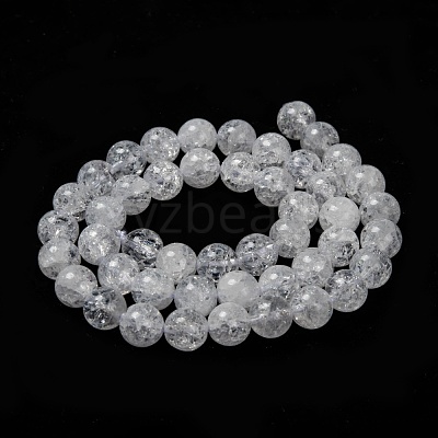 Natural Crackle Quartz Beads Strands G-D840-01-8mm-1