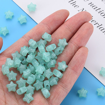 Imitation Jelly Acrylic Beads MACR-S373-45-E02-1