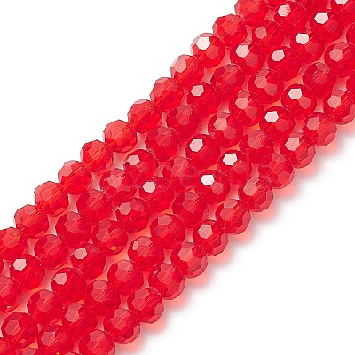 Transparent Glass Bead Strands GLAA-G013-8mm-98-1