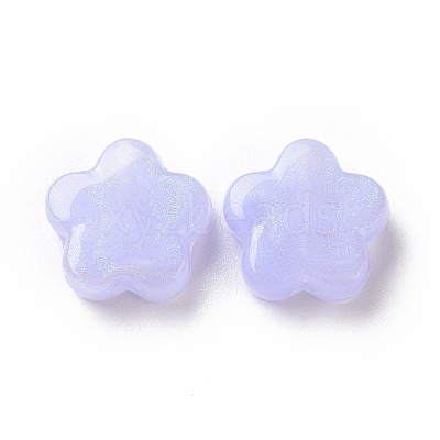 Opaque Acrylic Beads OACR-E014-13H-1