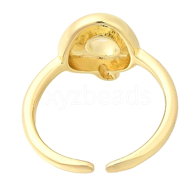 Rack Plating Brass Open Cuff Rings RJEW-S394-01G-Q-1