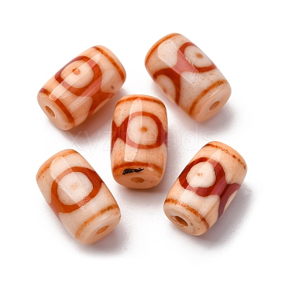 Tibetan Style dZi Beads TDZI-NH0001-E05-05D-1
